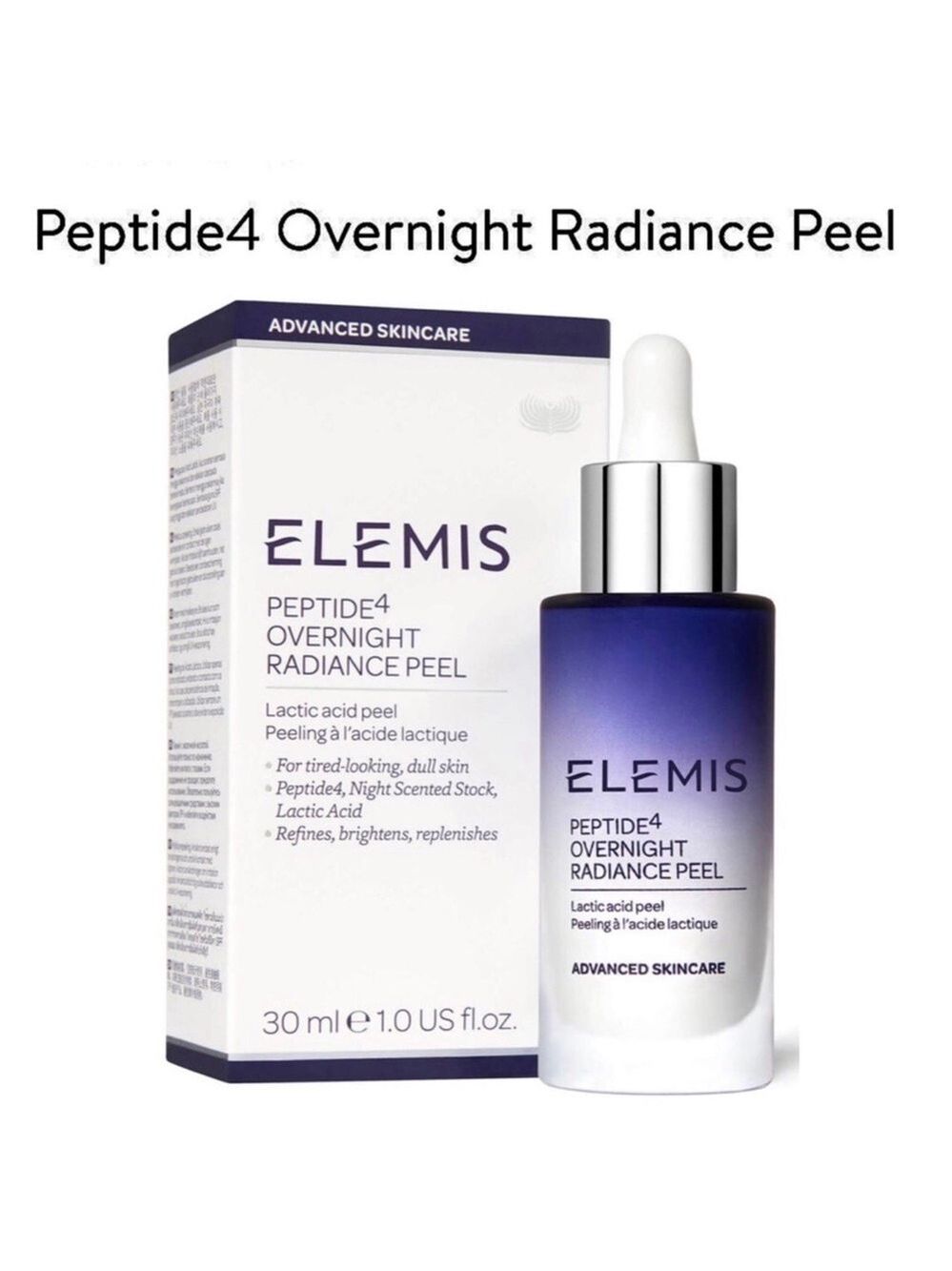 Elemis Peptide4 Overnight Radiance Peel With Lactic Acid